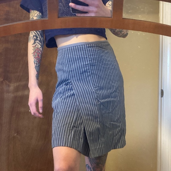 Striped Midi Skirt - Picture 1 of 10